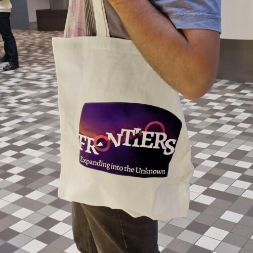 "Frontiers" canvas bag